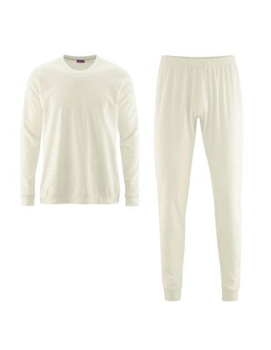 PIGIAMA UOMO IN COTONE BIOLOGICO NATURALE