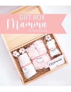 SCATOLA GIFT BOX "MAMMA IN PRIMAVERA" - ROSA