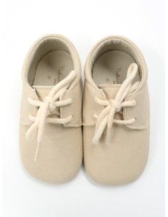 SCARPINA STRINGATA BABY CON SUOLA MORBIDA SUEDE