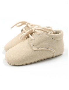 SCARPINA STRINGATA BABY CON SUOLA MORBIDA SUEDE 2