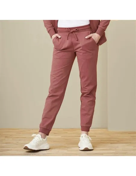 PANTAJOGGING IN FELPA DI COTONE BIOLOGICO "LAVINIA"