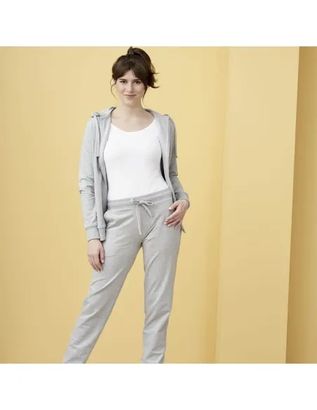 PANTAJOGGING IN FELPA DI COTONE BIOLOGICO "LAVINIA"