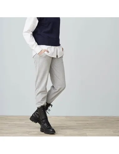 PANTAJOGGING IN FELPA DI COTONE BIOLOGICO...