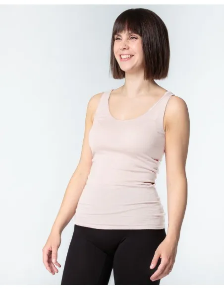 CANOTTA DONNA IN LANA E CASHMERE "CASHMERINO"