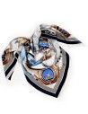 MAXI FOULARD 110X110 IN PURA SETA SATIN "BOAT"