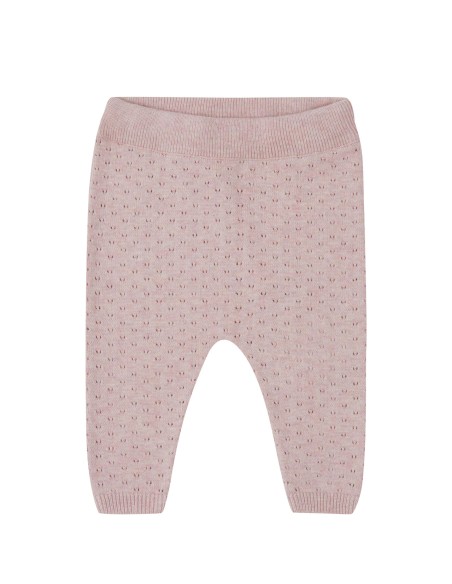 PANTALONE BABY IN COTONE E SETA "POINTELLE"