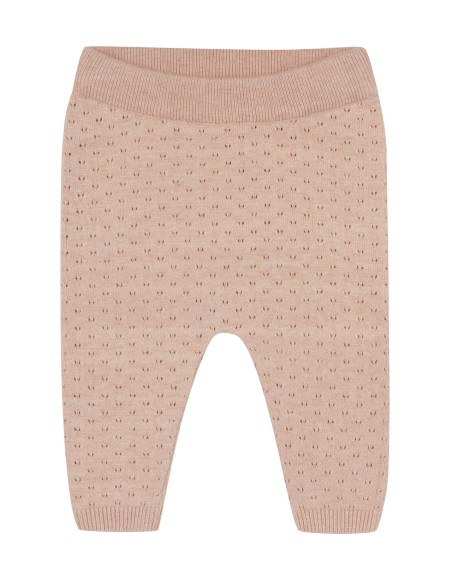 PANTALONE BABY IN COTONE E SETA "POINTELLE"