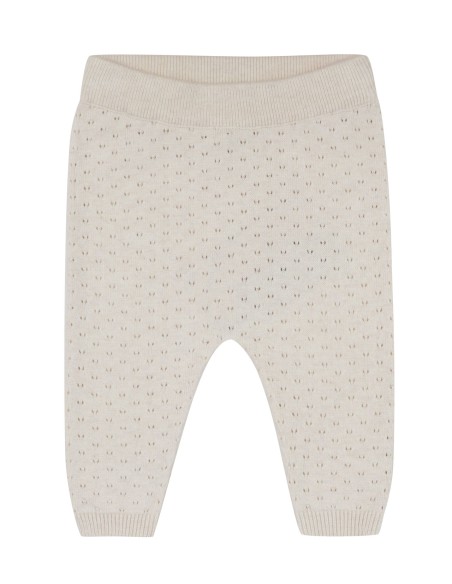 PANTALONE BABY IN COTONE E SETA "POINTELLE"