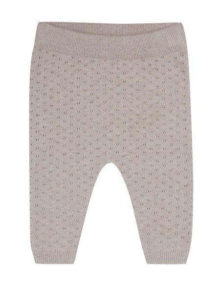 PANTALONE BABY IN COTONE E SETA "POINTELLE"