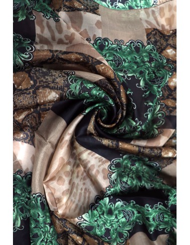 SCIARPA IN SETA 180X110 "JUNGLE"