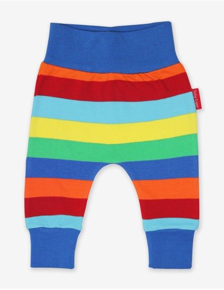 PANTALONE AMPIO BABY IN COTONE BIOLOGICO "ARCOBALENO"
