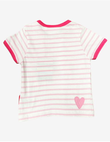 MAGLIA A MANICHE CORTE IN COTONE BIOLOGICO...