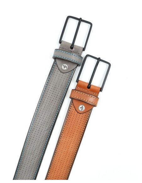 CINTURA UOMO IN CUOIO A CONCIA VEGETALE "GIANNI"