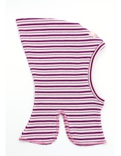 PASSAMONTAGNA BIMBI IN COTONE BIOLOGICO "MORITZ" - RIGHE...