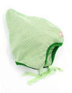 BERRETTO BIMBI IN COTONE BIOLOGICO "ZOE" - VERDE