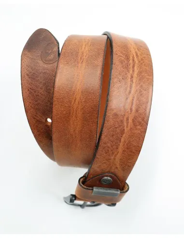 CINTURA UOMO IN CUOIO A CONCIA VEGETALE "ROBIN"