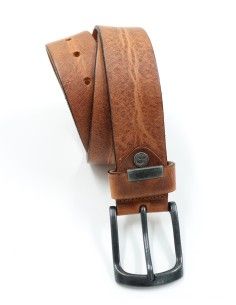 CINTURA UOMO IN CUOIO A CONCIA VEGETALE "ROBIN" - CUOIO