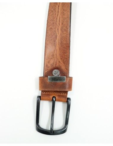 CINTURA UOMO IN CUOIO A CONCIA VEGETALE "ROBIN"