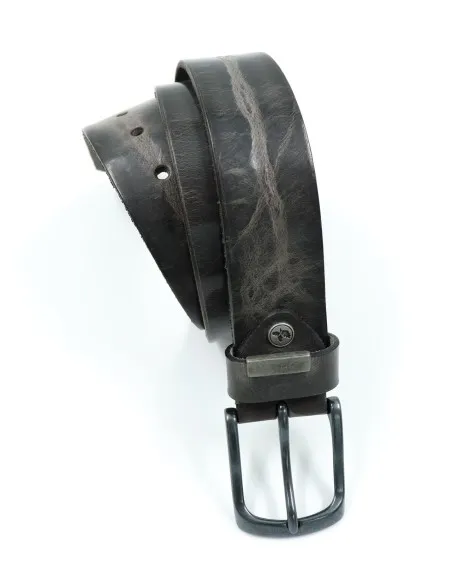 CINTURA UOMO IN CUOIO A CONCIA VEGETALE "ROBIN"