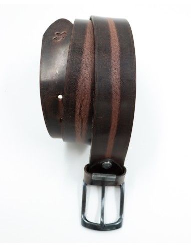 CINTURA UOMO IN CUOIO A CONCIA VEGETALE "ROBIN"