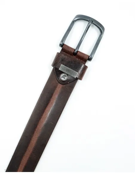 CINTURA UOMO IN CUOIO A CONCIA VEGETALE "ROBIN"