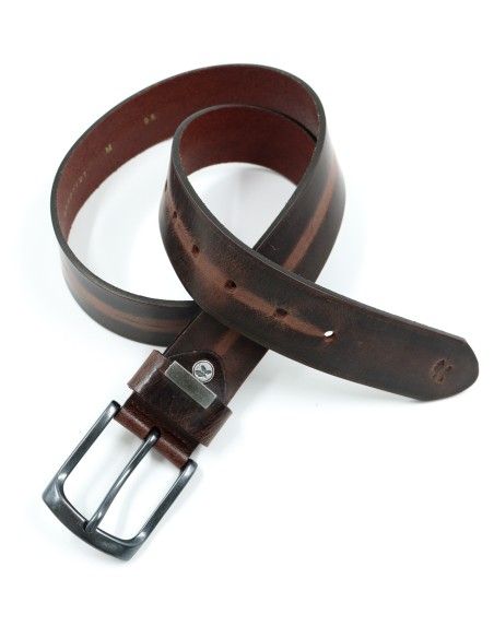 CINTURA UOMO IN CUOIO A CONCIA VEGETALE "ROBIN"