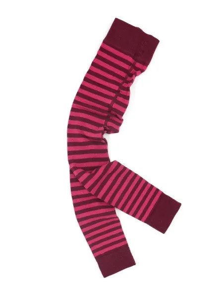 LEGGINGS BIMBI IN COTONE BIOLOGICO "RIGHE"
