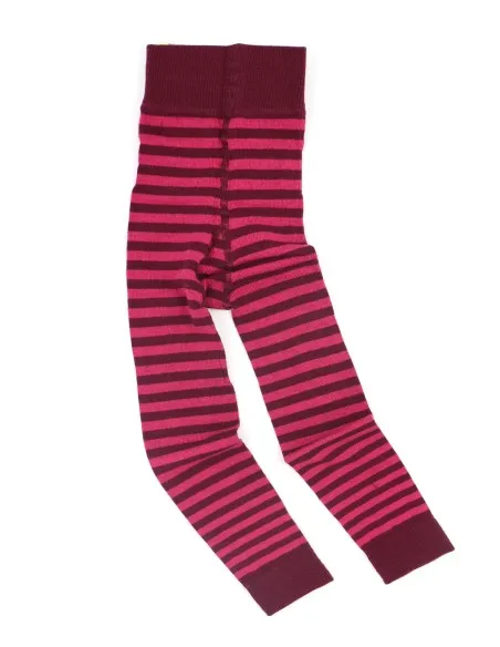 LEGGINGS BIMBI IN COTONE BIOLOGICO "RIGHE"