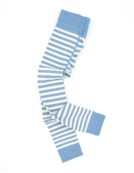 LEGGINGS BIMBI IN COTONE BIOLOGICO "RIGHE"