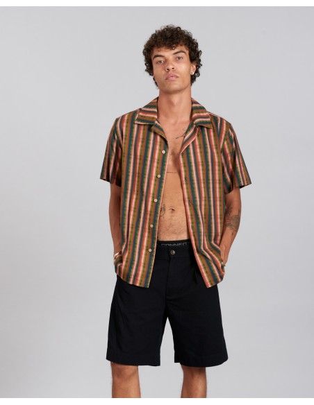 CAMICIA UOMO LEGGERA IN COTONE BIOLOGICO "SPINDRIFT WAVE"