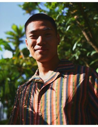 CAMICIA UOMO LEGGERA IN COTONE BIOLOGICO...