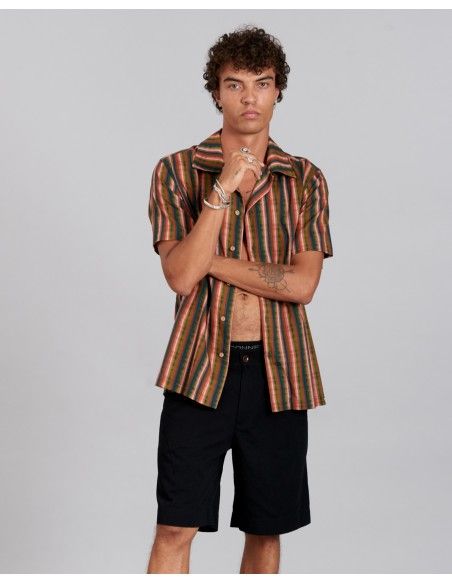 CAMICIA UOMO LEGGERA IN COTONE BIOLOGICO "SPINDRIFT WAVE"