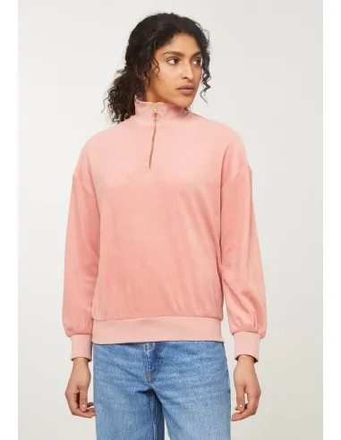 FELPA IN SPUGNA VELOUR DI COTONE BIOLOGICO...