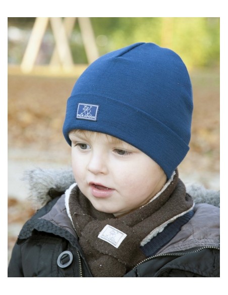 BERRETTO BASIC BIMBI IN COTONE BIOLOGICO 