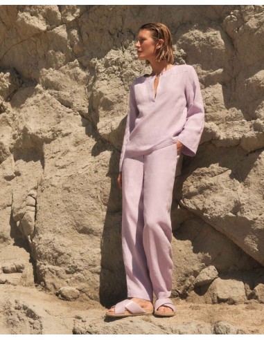 PANTALONI IN LINO BIOLOGICO