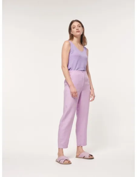 PANTALONI IN LINO BIOLOGICO