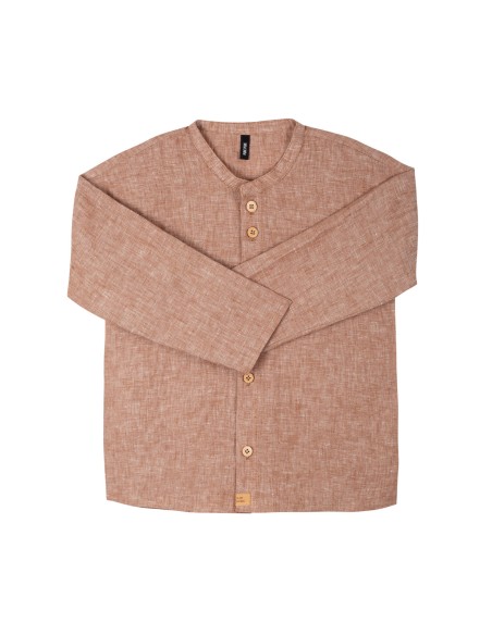 CAMICIA BIMBI IN 100% LINO BIOLOGICO