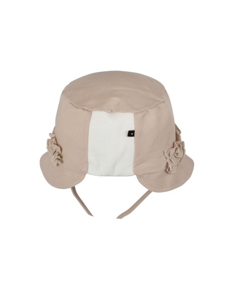 CUFFIETTA BIMBA IN LINO E COTONE