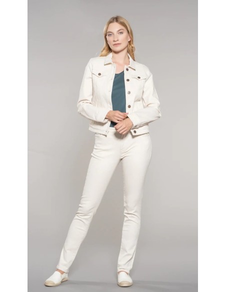 JEANS SLIM FIT IN COTONE BIOLOGICO NON TINTO "SVENJA"