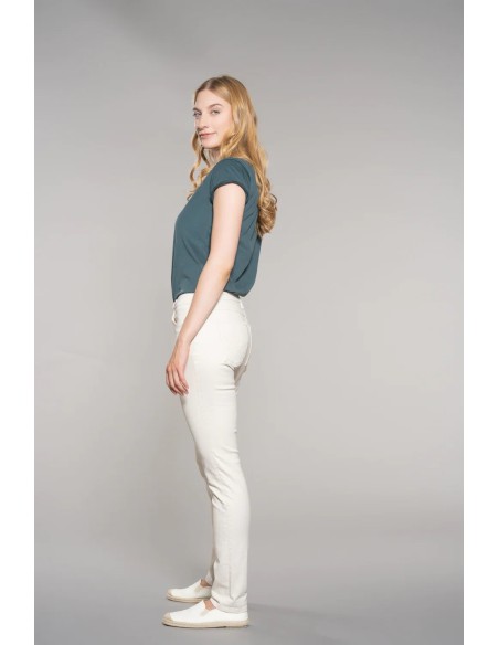 JEANS SLIM FIT IN COTONE BIOLOGICO NON TINTO "SVENJA"