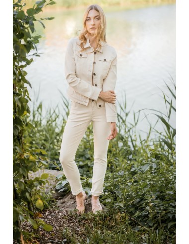 JEANS SLIM FIT IN COTONE BIOLOGICO NON TINTO...