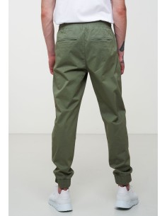CHINO UOMO IN COTONE BIOLOGICO VEGAN "MUSA" - KAKI 2