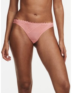 TANGA IN TOULLE E PIZZO "RODEO" - ROSA