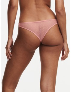 TANGA IN TOULLE E PIZZO "RODEO" - ROSA 2