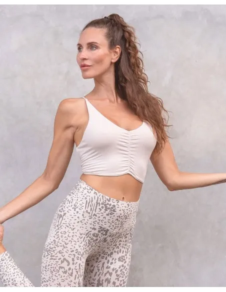 TOP YOGA IN COTONE BIOLOGICO "CAROLINA"