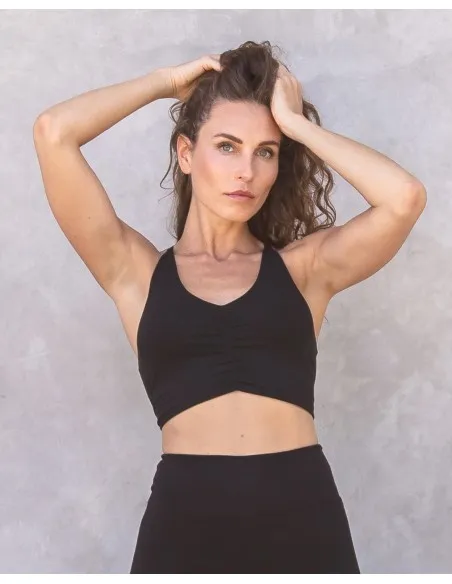 TOP YOGA IN COTONE BIOLOGICO "CAROLINA"