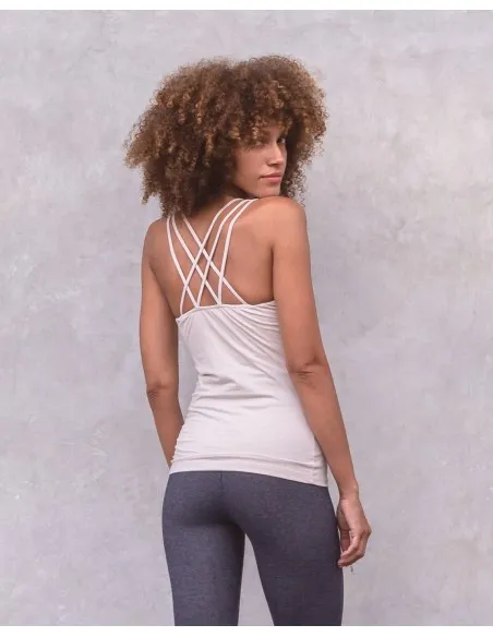 TOP YOGA IN COTONE BIOLOGICO "NOURI"