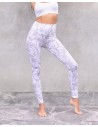 LEGGINGS YOGA ALLOVER IN COTONE BIOLOGICO "TOSCA"