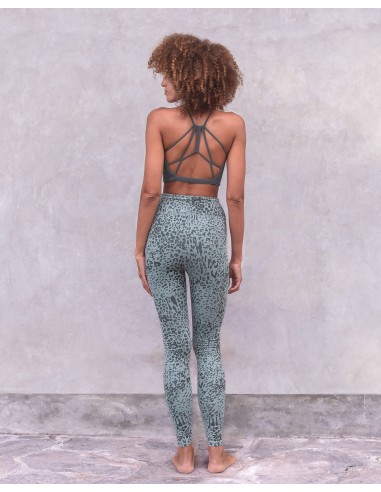 LEGGINGS YOGA ALLOVER IN COTONE BIOLOGICO "SUSAN"