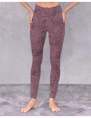 LEGGINGS YOGA ALLOVER IN COTONE BIOLOGICO "SUSAN"